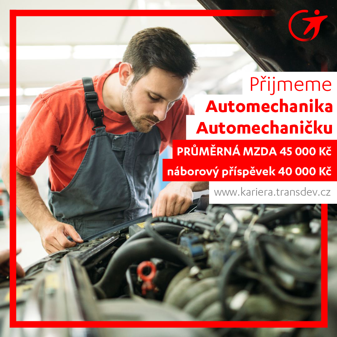 Přijmeme automechaniky pro autobusy Rychnov nad Kněžnou