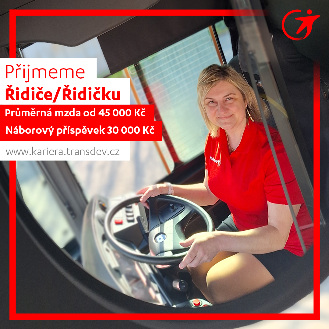 Přijmeme řidiče a řidičku autobusu Nové Město nad Metují