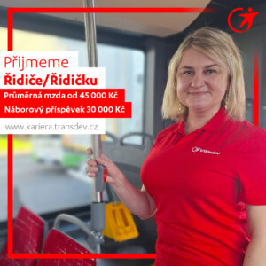Přijmeme řidiče a řidičku autobusu Hostinné