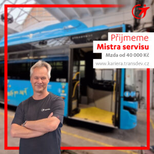 Přijmeme mistra servisu pro autobusy Šenov u Havířova