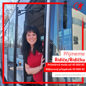 Přijmeme řidiče/řidičku pro autobusy Kostelec nad Orlicí a okolí